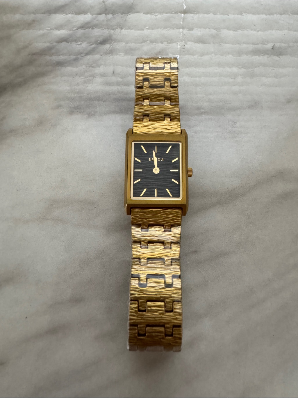 Breda Virgil (Revival) Deep Gold/Shadow Textured Watch New With Box And Dust Bag — image 3 of 8